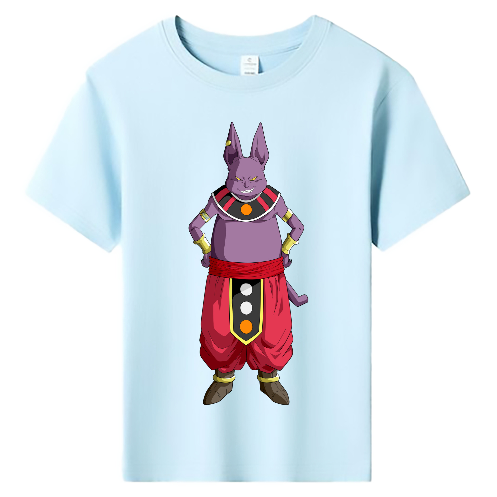 （画像用） ドラゴンボール シャンパ DRAGON BALL Champa 綿100％キッズTシャツ（フロントプリント）